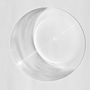 Acrylic Physics Optical Lens, Lab Supplies, Double Convex, Flat Round, 200x2mm