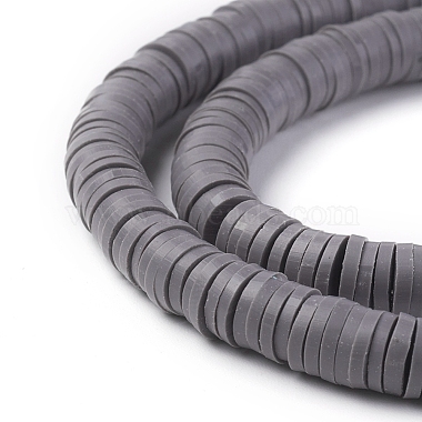 Flat Round Eco-Friendly Handmade Polymer Clay Beads(CLAY-R067-6.0mm-41)-2