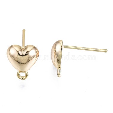 Brass Stud Earring Findings(KK-T056-20G-NF)-2