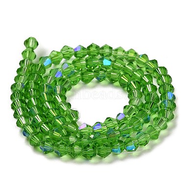 transparentes perles de verre de galvanoplastie brins(GLAA-F029-2mm-D03)-2