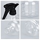 250ml Empty Plastic Spray Bottles with Black Trigger Sprayers Clear Trigger Sprayer Bottle with Adjustable Nozzle for Cleaning Gardening Plant Hair Salon(AJEW-BC0005-71)-7