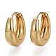Brass Huggie Hoop Earrings(EJEW-F260-02G)-1