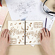 PET Hollow Out Drawing Painting Stencils(DIY-WH0403-012)-6