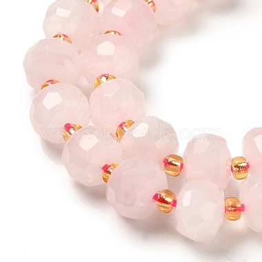 Natural Rose Quartz Beads Strands(G-P508-A18-01)-4