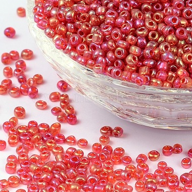 2mm Red Glass Beads