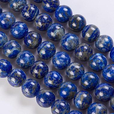 Natural Lapis Lazuli Beads Strands(G-K254-01-10mm)-2