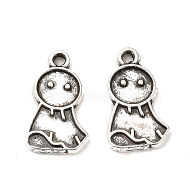 Antique Silver Doll Alloy Charms