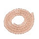 brins de perles de verre d&eacute;poli transparent(GLAA-N072-01A-A06)-2