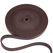 Flat Cowhide Leather Cord, for Jewelry Making, Mixed Color, 12x2mm(WL-GF0001-08C-02)