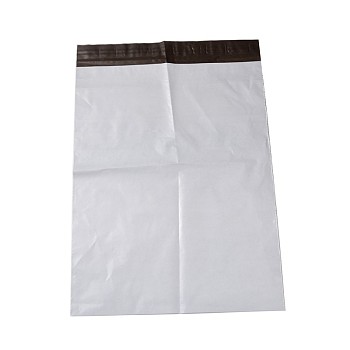 Rectangle Plastic Zip Lock Bags, Resealable Packaging Bags, Self Seal Bag, White, 44x36cm