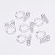 Plastic Clip-on Earring Findings(KY-P007-H01)-3