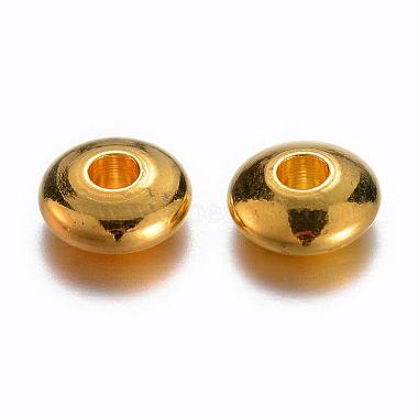 Laiton doré rondelle séparateurs perles(X-KK-E246-G)-2
