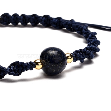 Adjustable Round Natural Gemstone Beads Bracelets for Women or Men(BJEW-JB06840)-4