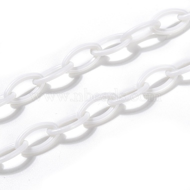 Personalized ABS Plastic Cable Chain Necklaces(NJEW-JN02850-07)-3