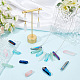 6 Sets 6 Colors Electroplated Natural Quartz Crystal Beads Strands(G-OC0004-03)-4