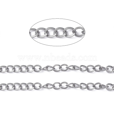Oval Oxidation Aluminum Curb Chains(CHA-K003-06P)-3