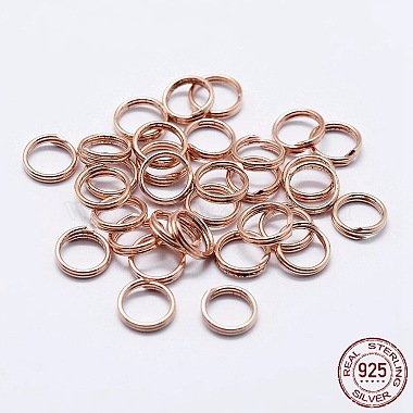 Rose Gold Sterling Silver Closed Jump Rings