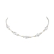 ABS Plastic Imitation Pearl Beaded Stretch Bracelet & Beaded Necklace(SJEW-JS01278)-3