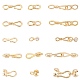PandaHall Elite 10 Sets 5 Style Brass Hook and S-Hook Clasps(KK-PH0003-69)-1
