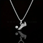 Football Soccer Shoe Alloy Pendant Necklaces, with 201 Stainless Steel chain, for Men, Antique Silver, 27.56 inch(70cm)(FS-WG4A7BD-02-1)