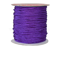 Nylon Thread Cord, For Jewelry Making, Indigo, 1.5mm, about 37.18 yards(34m)/roll(NWIR-E028-03K-1mm)