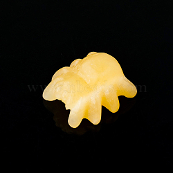 Natural Calcite Sculpture Display Decorations, for Home Office Desk, Spider, 30x25mm(G-PW0004-33I)