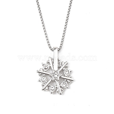 Snowflake 201 Stainless Steel Necklaces