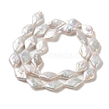 Natural Baroque Pearl Keshi Pearl Beads Strands(PEAR-E016-009)-2