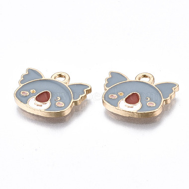 Light Gold Plated Alloy Enamel Charms(ENAM-T009-79A-RS)-3
