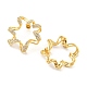 Twist Ring Rack Plating Brass Micro Pave Cubic Zirconia Stud Earrings(EJEW-P240-17G)-2
