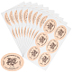 30Sheets Self-Adhesive Kraft Paper Gift Tag Stickers(DIY-OC0009-12)-1