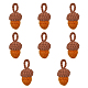 Crochet Woolen Yarn Acorns Pendant Decorations(DIY-CA0005-51)-1