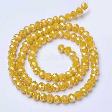 perles en verre plaquent brins(EGLA-A034-P6mm-B03)-2