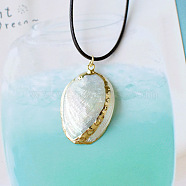 Natural Conch and Shell Pendant Necklaces(YJ0466-16)