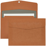 Imitation Leather File Stationery Storage Pockets, File Envelope Pouch, with Magnetic Clasp, Rectangle, Peru, 245x331x4mm(AJEW-WH0314-100A)