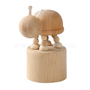 Unfinished Wood Display Decorations, Figurine, for Home Decoration, Snail, 105mm(DJEW-PW0012-010C)