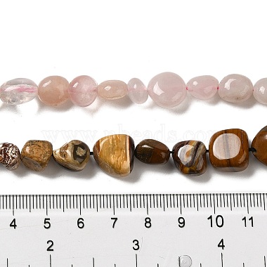 Natural Mixed Stone Beads Strands(G-A247-01)-6