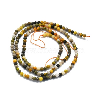 Brins de perles de jaspe bourdon naturel(G-P457-A03-30)-3