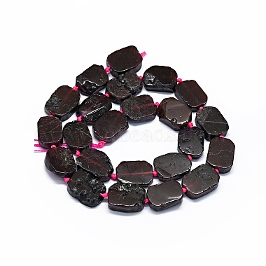Natural Garnet Beads Strands(G-F725-06)-2