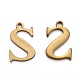 304 inoxydable breloques de l'alphabet en acier(STAS-H122-S-AB)-1