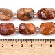 自然ファイアクラックル瑪瑙ビーズストランド(G-K393-G05-13x18)-5