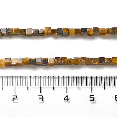 Natural Tiger Eye Beads Strands(G-B064-A33)-5