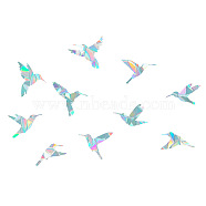 PVC Bird Pattern Flims, without Back Adhesive, Window Decorate, Clear, 301x210x0.2mm, 2 Sheets/set(CF-TAC0001-11)