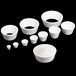 10Pcs Rubber Buchner Funnel Flask Adapters, Filter Adapter Cones, Lab Supplies, Snow, 16.5~97x13~35mm, Inner Diameter: 9~85mm(AJEW-WH0270-079)