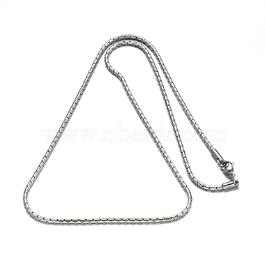304 Stainless Steel Coreana Chain Necklaces(NJEW-I074-17)-2