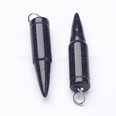 Natural & Synthetic Mixed Stone Pointed Pendants(G-D850-M)-4