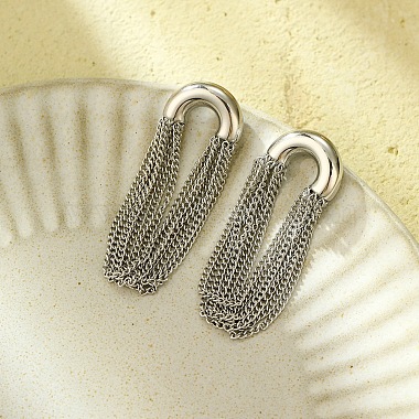 Others 304 Stainless Steel Stud Earrings