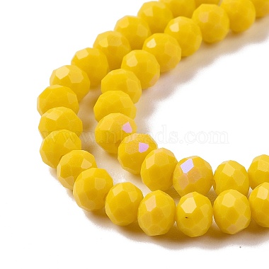 galvanoplastie opaques couleur unie perles de verre brins(EGLA-A034-P6mm-L02)-3