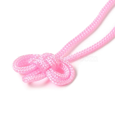 Nylon Lucky Knot Cord Amulet Yuki Pendant Decorations(AJEW-NH0001-01D)-3