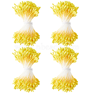 Gypsum Artificial Flower Heart Core, Yellow, 59x2mm(DIY-WH0430-163A)